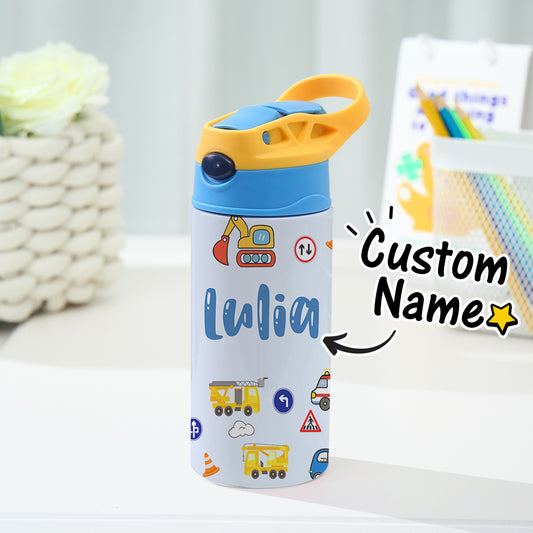 Custom Name Tractor Stainless Steel Water Cup 