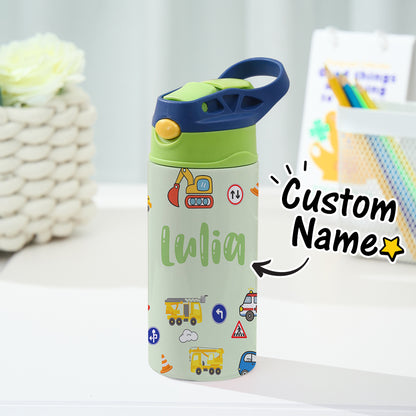 Custom Name Tractor Stainless Steel Water Cup 