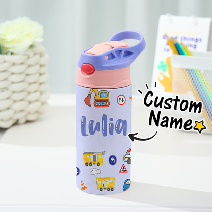 Custom Name Tractor Stainless Steel Water Cup 