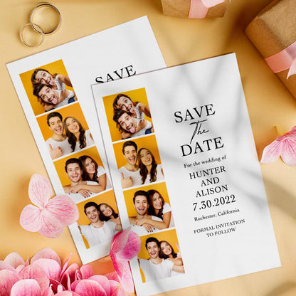 Custom Save the Date Cards – Personalized Wedding Photo Cards | Unique Announcement Gift