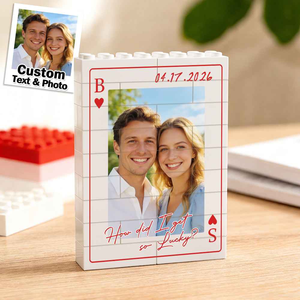 Personalized Photo Bricks Frame for Dad Father's Day Gifts Father's day Keepsake