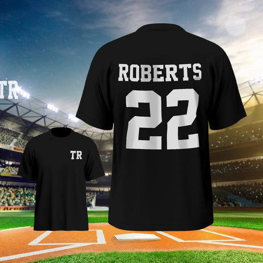 Personalized Football Sports T-Shirt – Custom Name & Number Back to School