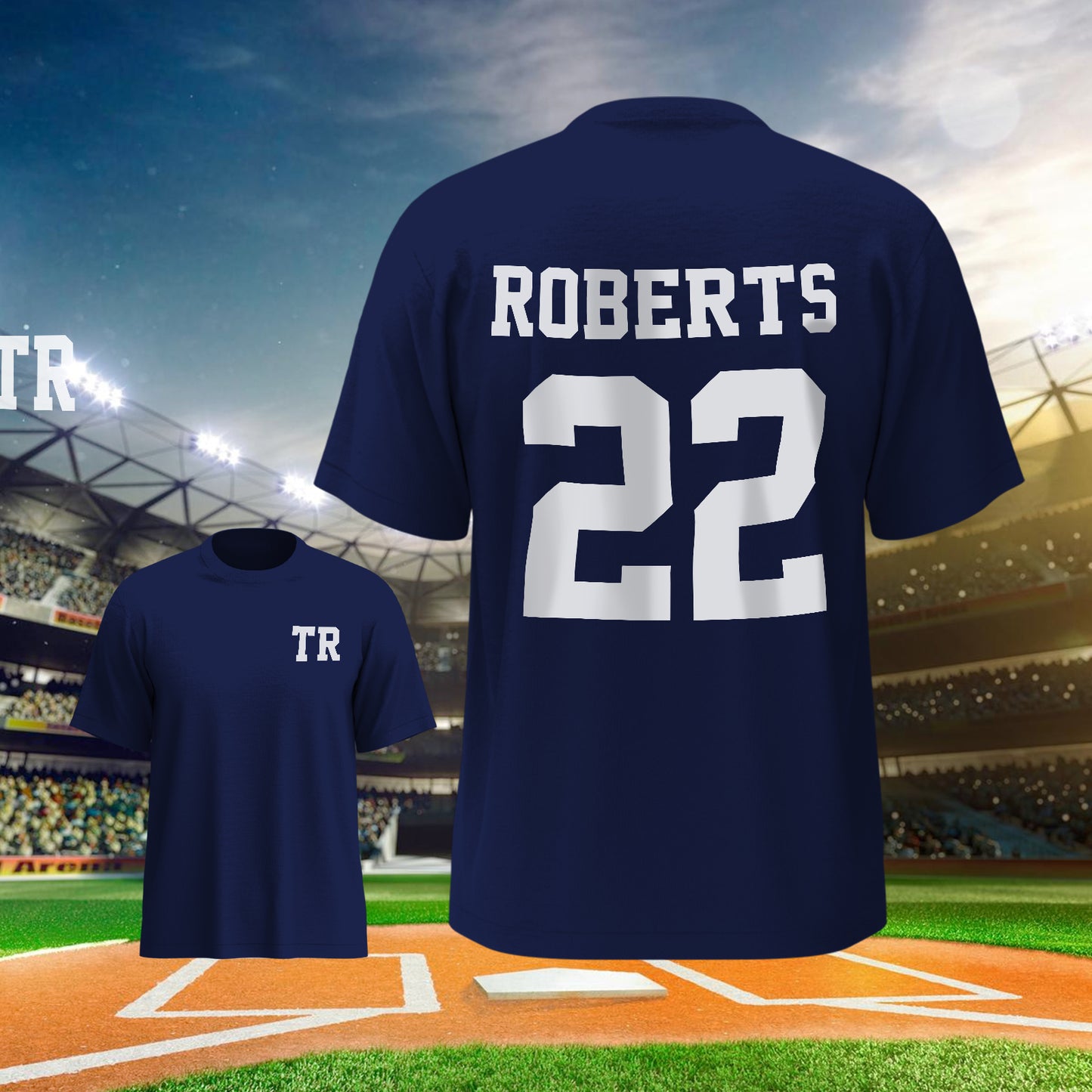 Personalized Football Sports T-Shirt – Custom Name & Number Back to School