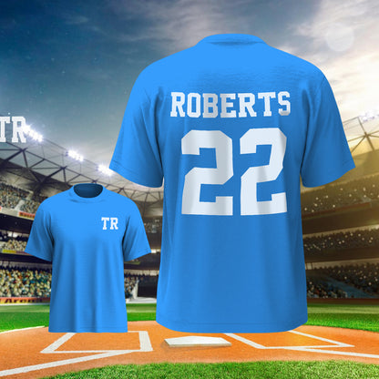Personalized Football Sports T-Shirt – Custom Name & Number Back to School