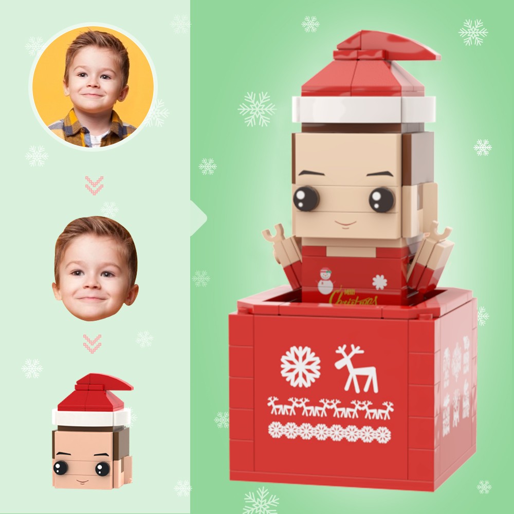 Christmas Gifts Custom Brick Figures Personalized Upper Body Brick 