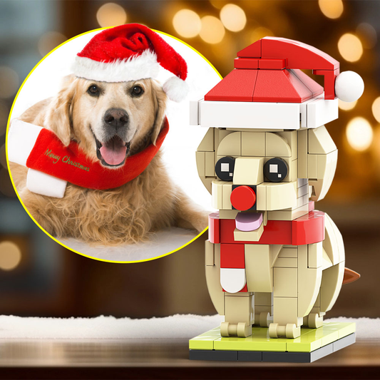 Christmas Golden Retriever Fully Body Puppy
