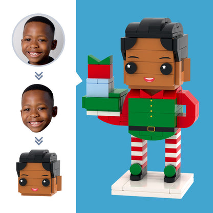 Customized Head Christmas Elf Figures