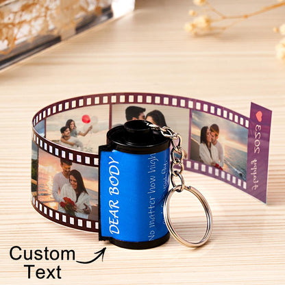 Personalized Photo Film Roll Keychain with Gift Box