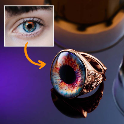 Adjustable Eyeball Ring – Spooky Halloween Gift for Him