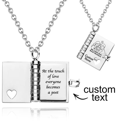 Personalized My Little Star Book Necklace