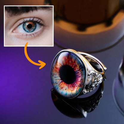 Adjustable Eyeball Ring – Spooky Halloween Gift for Him