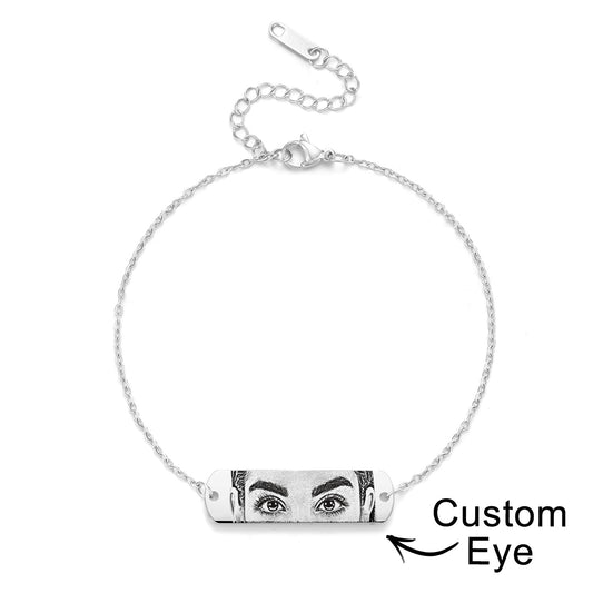 Custom Photo Bracelet – Eyes Edition