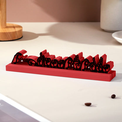 Personalized Sign Language Desk Name Plate – 3D Printed Interpreter & Teacher Gift