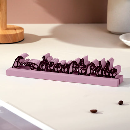 Personalized Sign Language Desk Name Plate – 3D Printed Interpreter & Teacher Gift