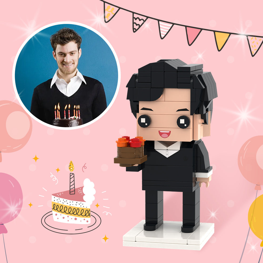 Regalos de cumpleaños para novios Figuras de ladrillo totalmente personalizadas Figuras de ladrillo con foto personalizada