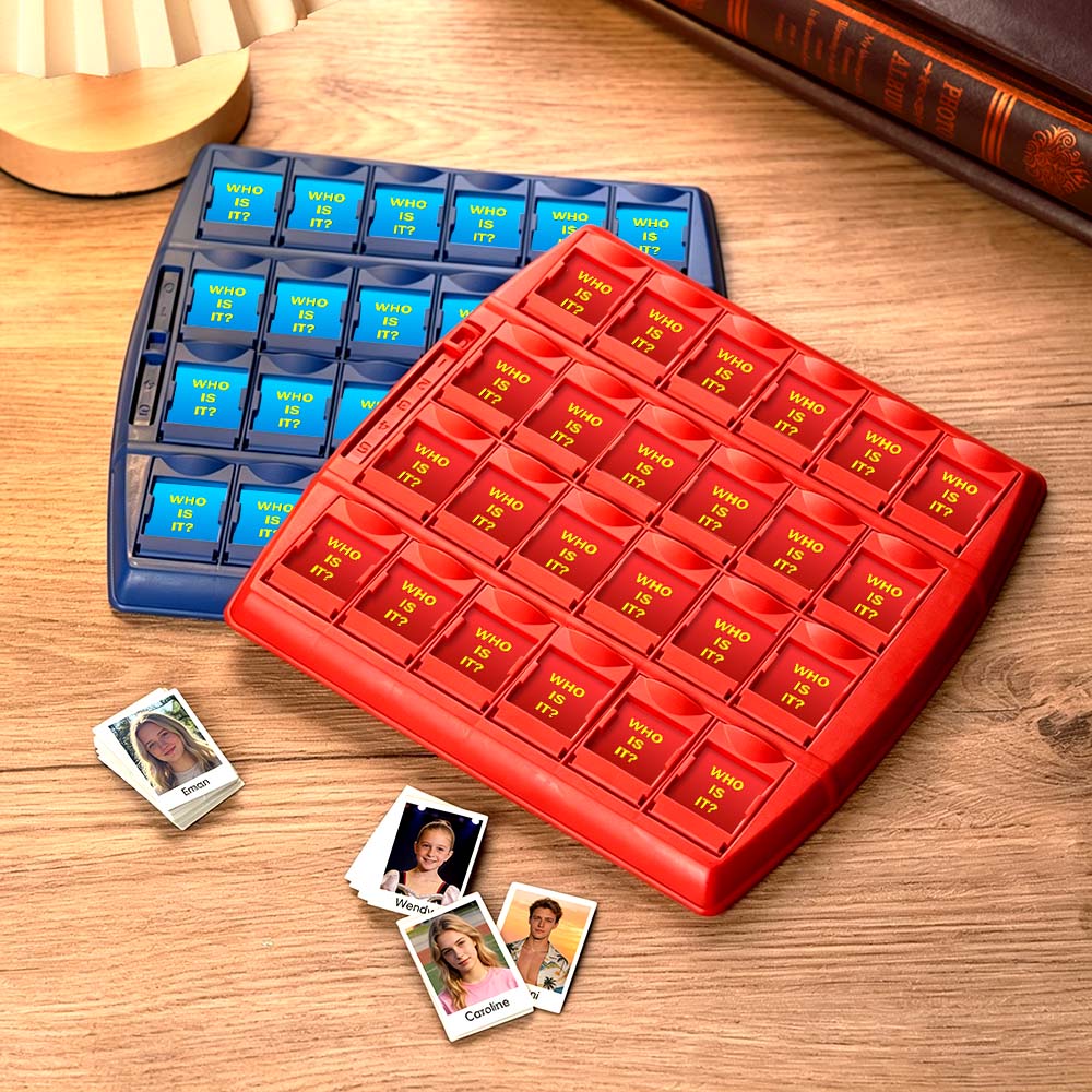 Personalized Guess Who Photo Game – Custom Family Board Game for Game Night