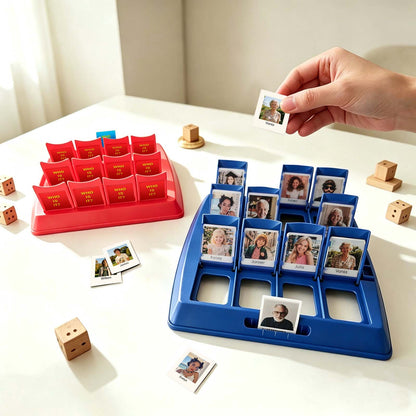 Personalized Guess Who Photo Game – Custom Family Board Game for Game Night