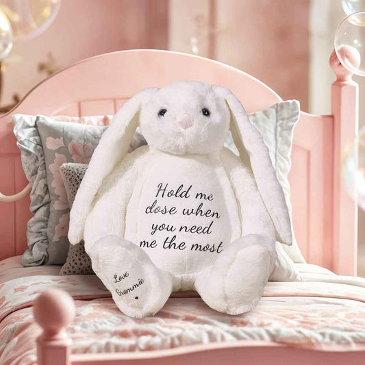 Custom Name Bunny Plush Toy — Personalized Gift for Christmas & Birthdays