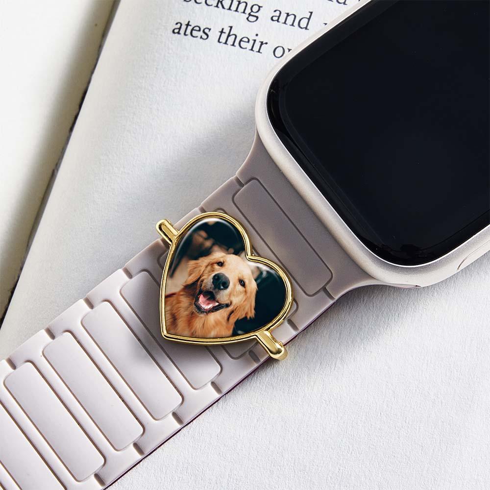 Custom Photo Watch Strap Charm 