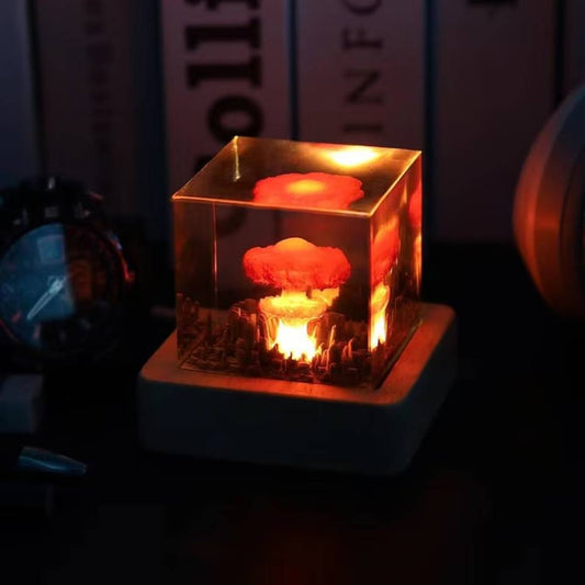 Explosion Bomb Resin Lamp 