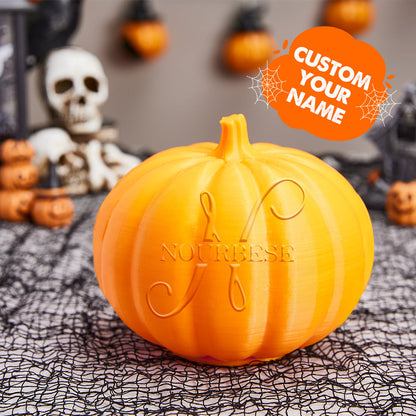 Personalized Halloween Pumpkin Light Custom Name Light Custom Light Up Jack-o-lantern Halloween Gift