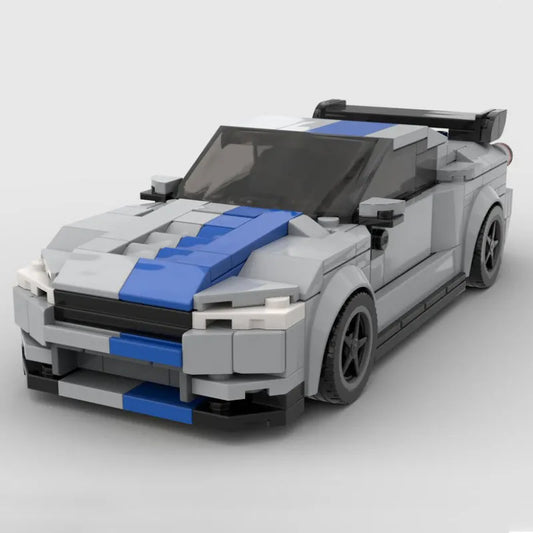 Nissan Skyline GT-R R34 Z-Tune Creatieve Voertuig Racewagen Bouwstenen Constructiespeelgoed Bakstenen Figuren Cadeau voor Autoliefhebbers