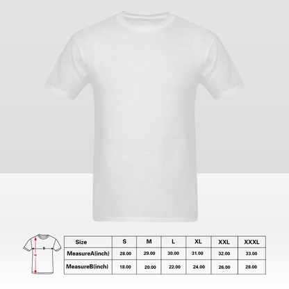 Camiseta personalizada de doble cara para hombre: diseña la parte delantera y trasera a tu gusto