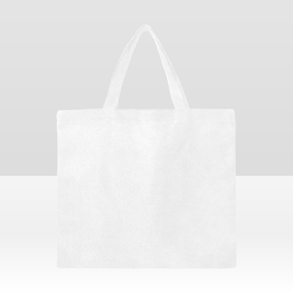 Bolsa de lona personalizada: bolsa de compras reutilizable y personalizada con diseño frontal