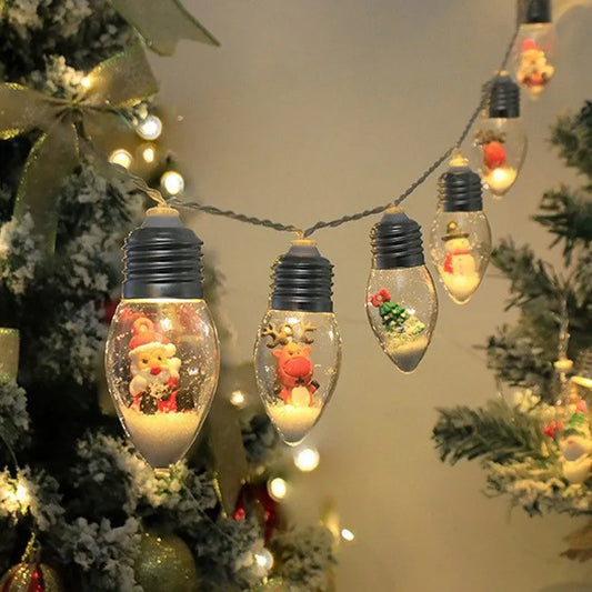 Kerst Vintage Decoratie Lichtsnoer Led Lampen Lichtsnoer