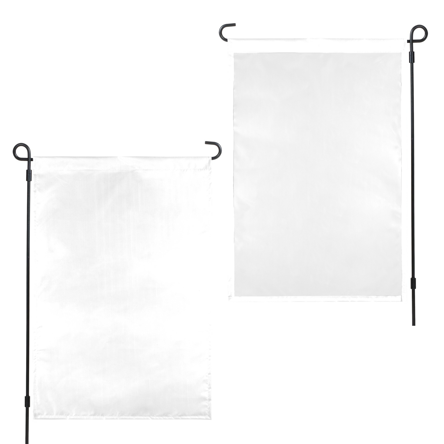 Waterproof Peach Skin Single Sided Garden Flag 3