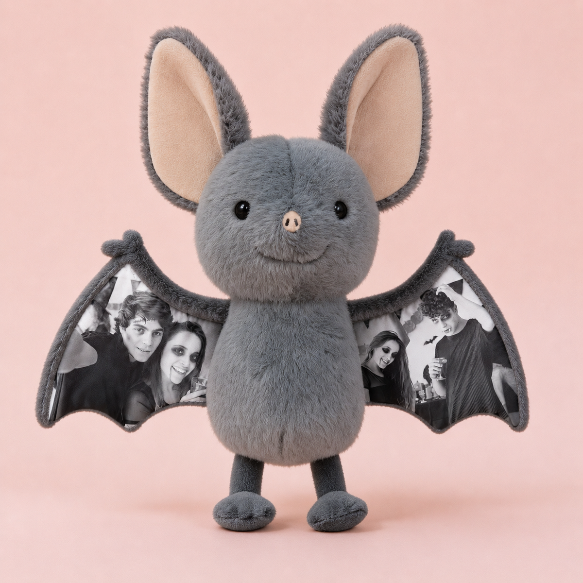 Personalized Photo Bat Plush | Custom Halloween Gift