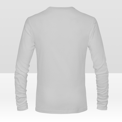 Camiseta de manga larga personalizada de doble cara para hombre con estampado completo personalizado con tu diseño