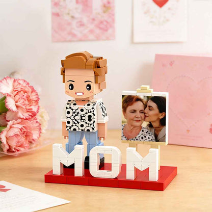 Full Body Custom MOM 1 Person Cute Brick Mother's Day Gift