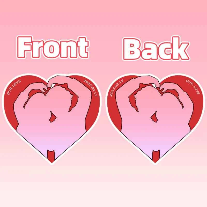 Custom Couple Photo Heart-shaped Pillow Personalized Pillow for Valentine’s Day Gifts