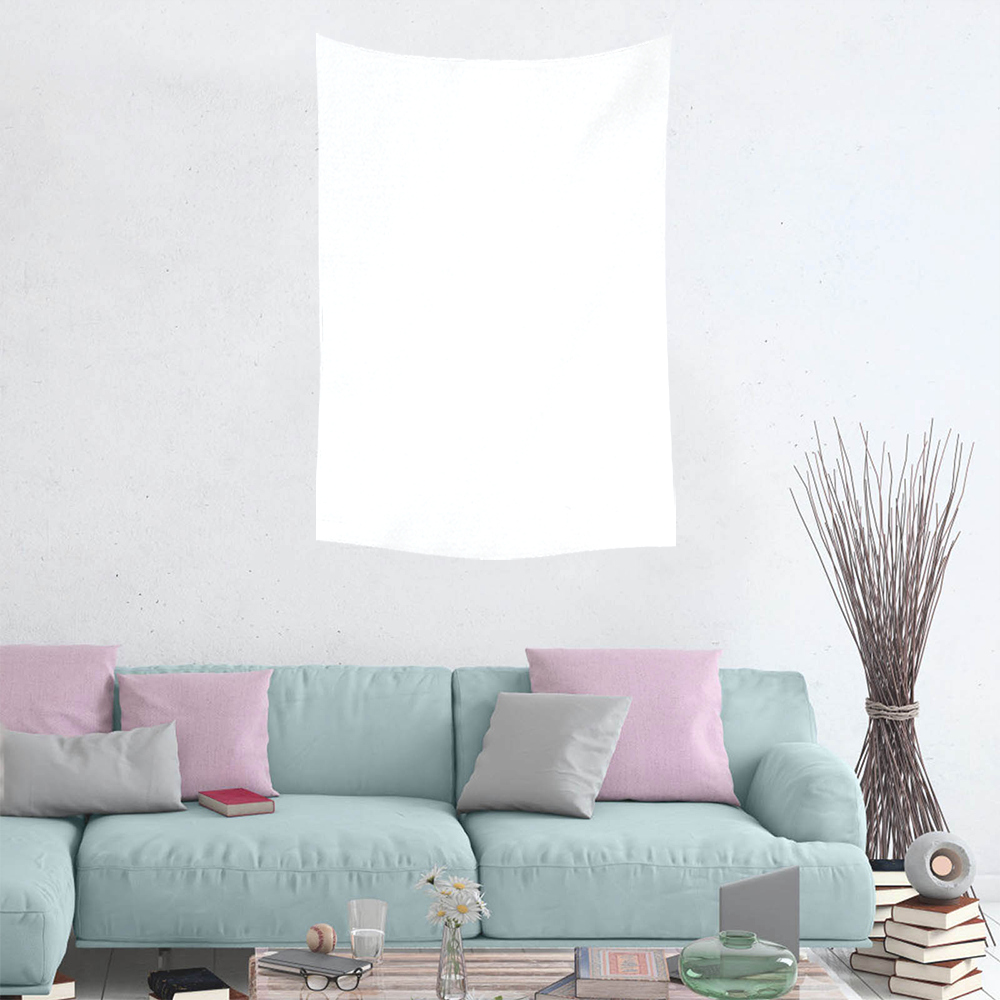 Custom Vertical Linen-Feel Tapestry Wall Hanging Printed Blanket