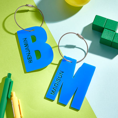 Personalized Acrylic Name Tag – Custom Backpack & Luggage Tag Back to School