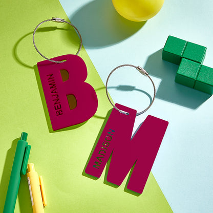 Personalized Acrylic Name Tag – Custom Backpack & Luggage Tag Back to School