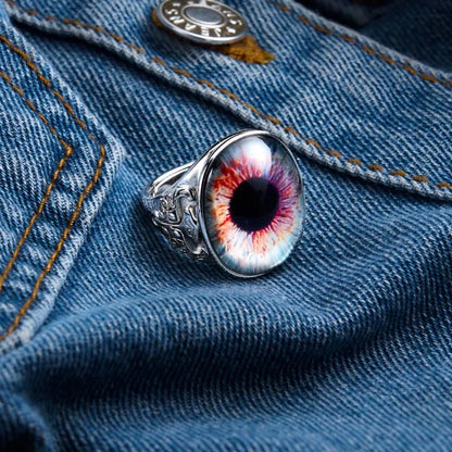 Adjustable Eyeball Ring – Spooky Halloween Gift for Him