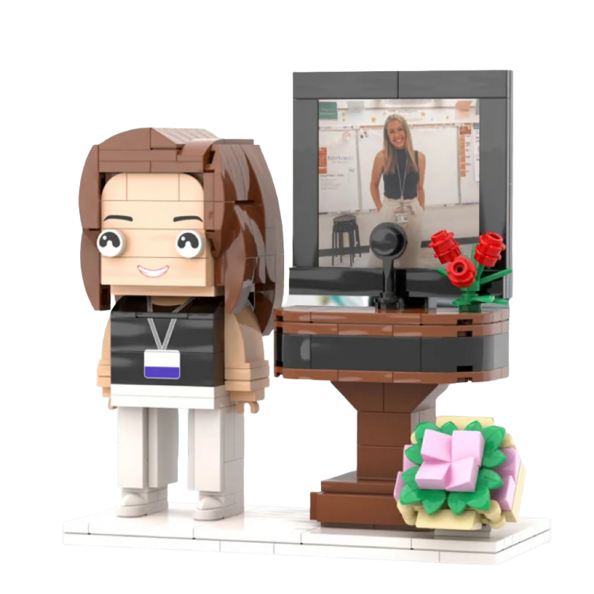 Full Body Customizable 1 Person Gift for Teacher 