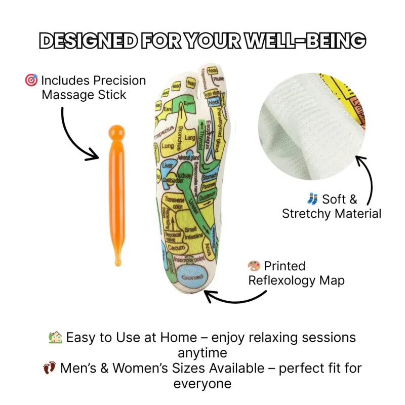 Acupressure Reflexology Massage Gloves & Socks for Stress Relief – A Relaxing Gift for Everyday Use