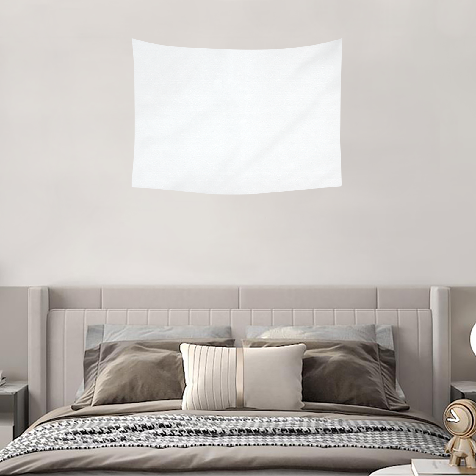 Custom Horizontal Peach Skin Single-Sided Printed Throw Blanket