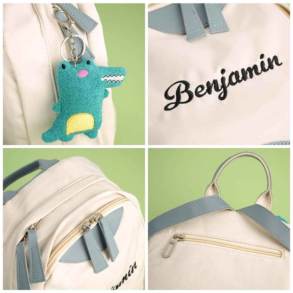 Personalized Mini Embroidery Backpack — Custom Name Kids School Bag