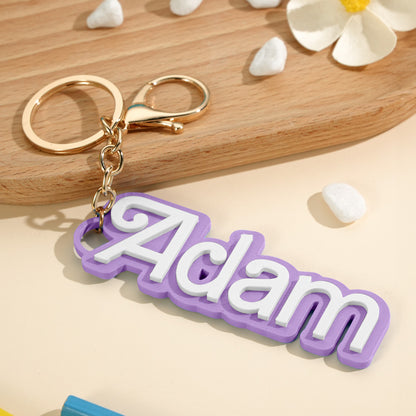 Personalized Backpack Name Tag – Custom Bag Charm Back to School Gift for Kids