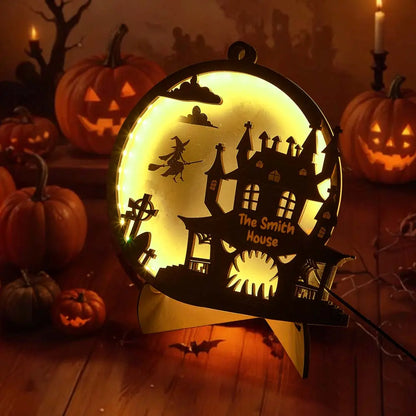 Custom Halloween Light with Name Halloween Home Decor Night Lamp for Halloween Gift