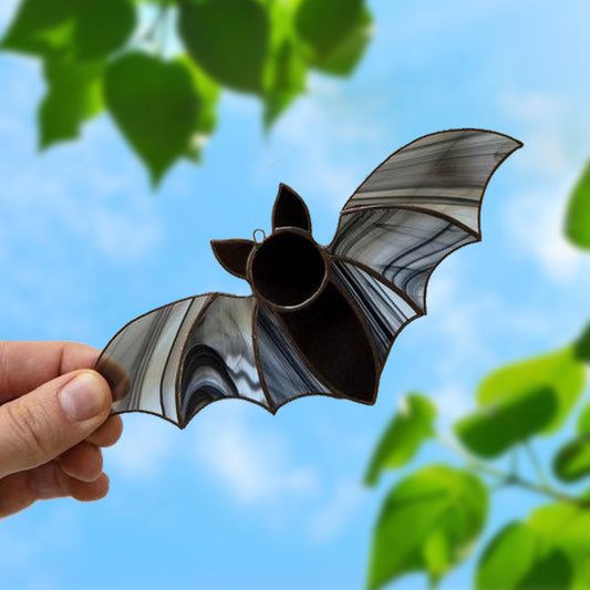 Glass Bat Ornament Suncatcher
