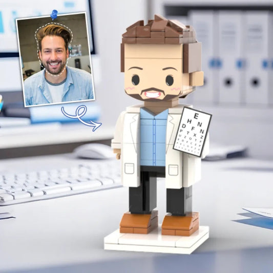 Personalized Head Custom Text Brick