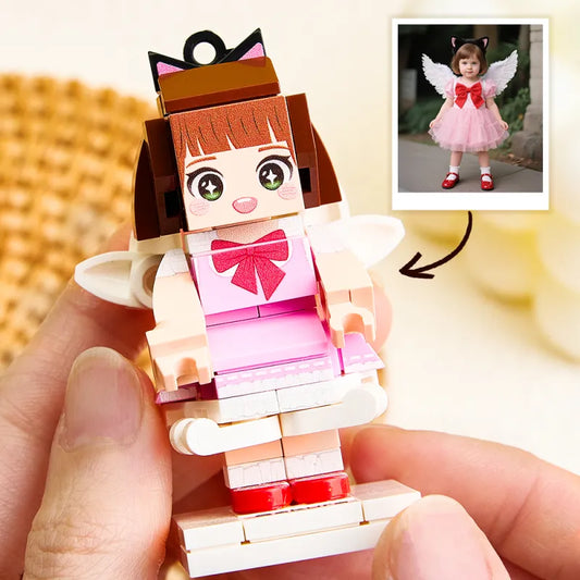 Personalized Mini Fully Body 1 Person Brick Figure