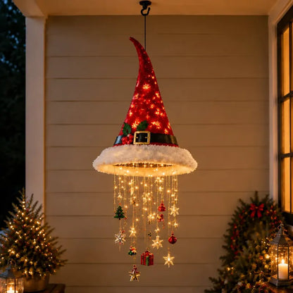 LED Light-Up Witch Hat Hanging Decor | Halloween & Christmas
