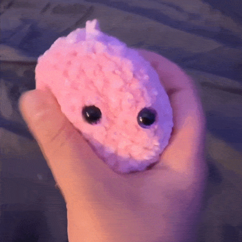 Crochet Bubble Squishy Ball – Soft Fidget Toy