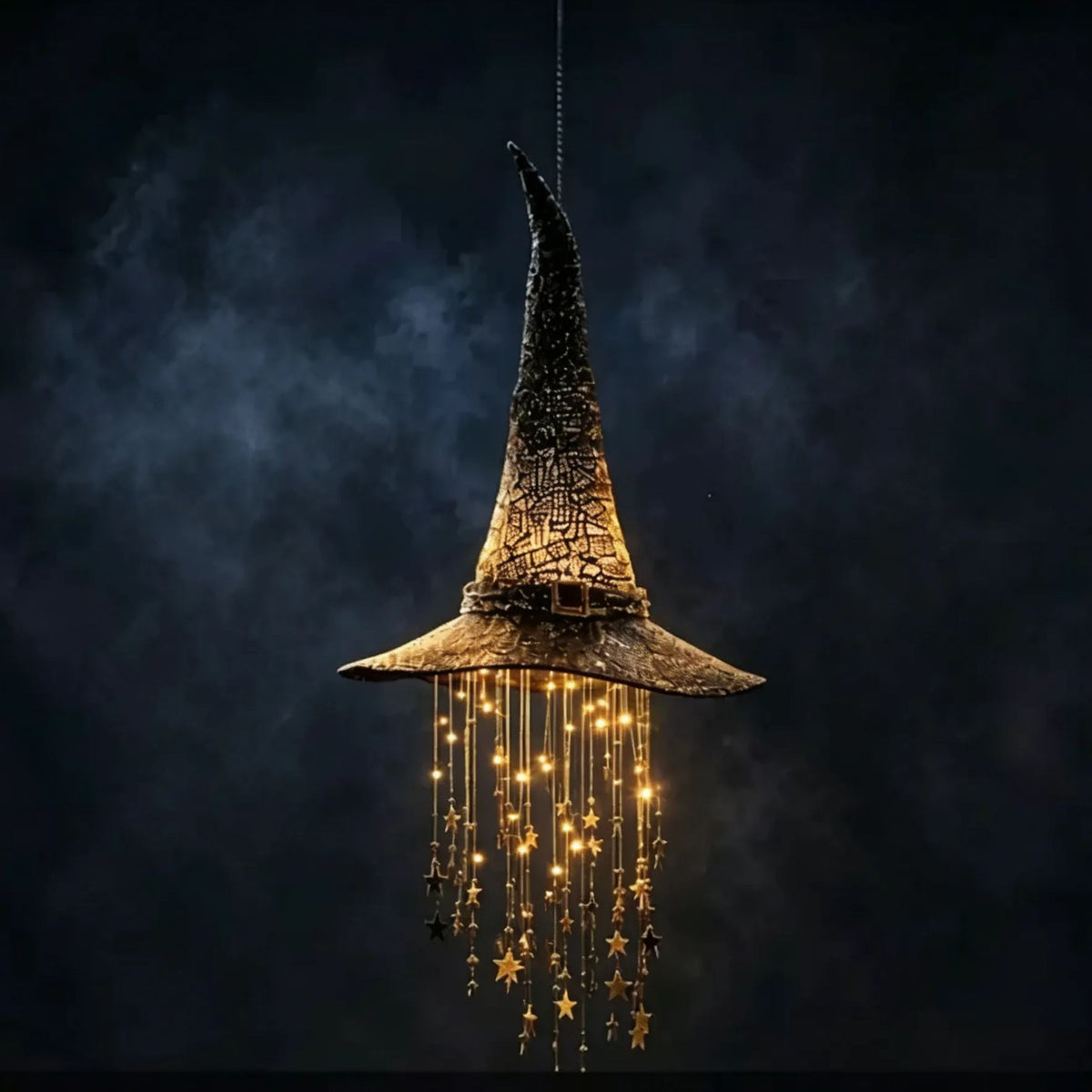 LED Light-Up Witch Hat Hanging Decor | Halloween & Christmas